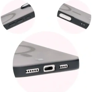 Hurtownia GSM - Etui z pierścieniem magnetycznym Bizon Case MatteO do Apple iPhone 16 Plus poloprůhledné s černým rámem - BIZ6303 - {ean13} - Hurt