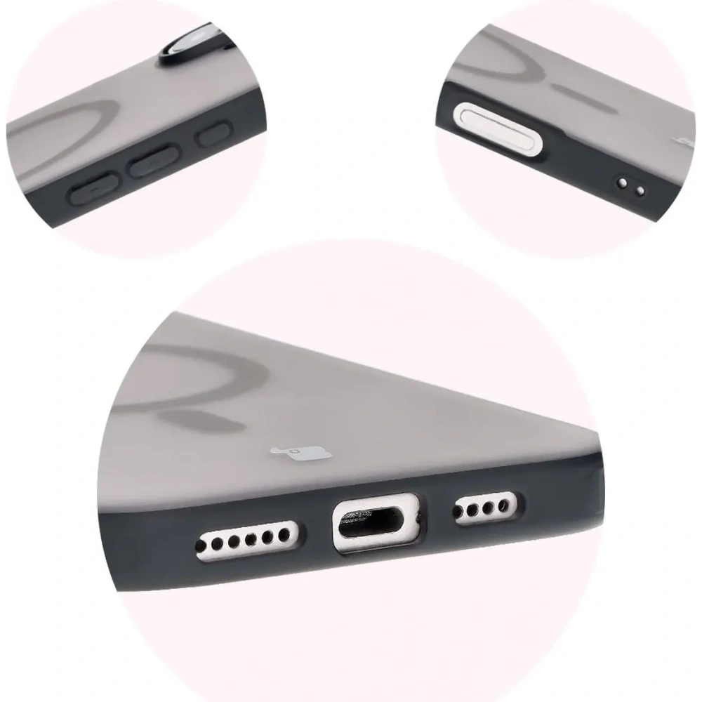 Wholesale Bizon Case MatteO Apple iPhone 16 Plus transparent with black frame - BIZ6303 - {ean13} - Hurt