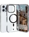 Bizon Case Marco Apple iPhone 16 Pro Max clear with black frame