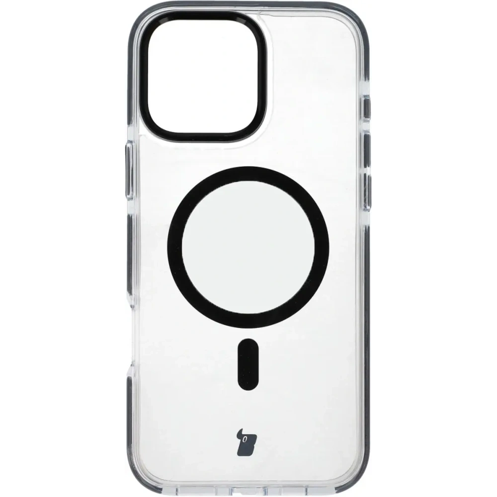 Wholesale Bizon Case Marco Apple iPhone 16 Pro Max clear with black frame - BIZ6304 - {ean13} - Hurt