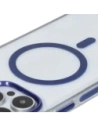 Wholesale Bizon Case Marco Apple iPhone 16 Pro Max clear with blue frame - BIZ6305 - {ean13} - Hurt