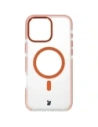 Hurtownia GSM - Etui s magnetickým kroužkem Bizon Case Marco pro Apple iPhone 16 Pro Max průhledné s oranžovým rámem - BIZ6306 - {ean13} - Hurt