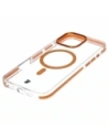 Hurtownia GSM - Etui s magnetickým kroužkem Bizon Case Marco pro Apple iPhone 16 Pro Max průhledné s oranžovým rámem - BIZ6306 - {ean13} - Hurt