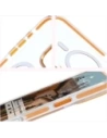 Hurtownia GSM - Etui s magnetickým kroužkem Bizon Case Marco pro Apple iPhone 16 Pro Max průhledné s oranžovým rámem - BIZ6306 - {ean13} - Hurt