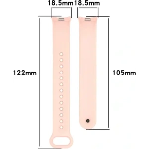 Hurtownia GSM - Bizon Strap Watch Silicone Xiaomi Smart Band 9 / 9 NFC / 8 roz deschis - BIZ6307 - {ean13} - Hurt