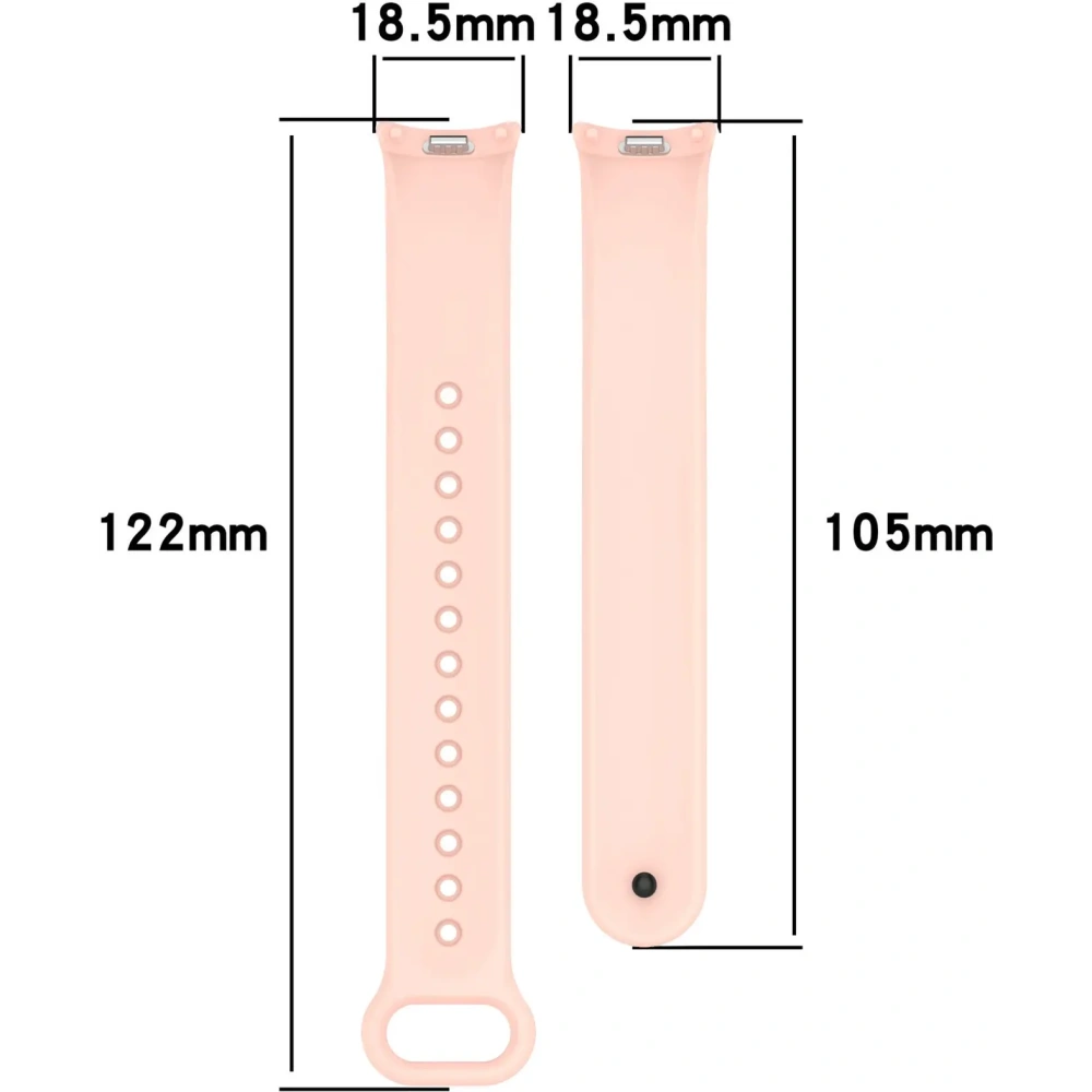 Hurtownia GSM - Bizon Strap Uhr Silikon Xiaomi Smart Band 9 / 9 NFC / 8 hellrosa - BIZ6307 - {ean13} - Hurt