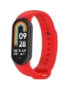 Bizon Strap Óra Szilikon Xiaomi Okos Karkötő 9 / 9 NFC / 8 piros