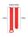 Wholesale Bizon Strap Watch Silicone Xiaomi Smart Band 9 / 9 NFC / 8 red - BIZ6308 - {ean13} - Hurt