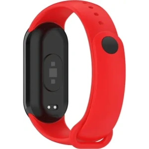 Hurtownia GSM - Ceas cu curea din silicon Bizon Xiaomi Smart Band 9 / 9 NFC / 8 roșu - BIZ6308 - {ean13} - Hurt