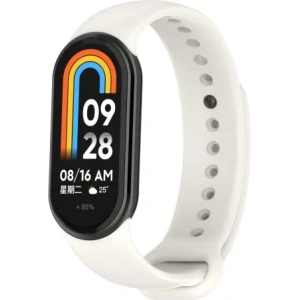 Hurtownia GSM - Bizon Strap Watch Silicone Xiaomi Okos Karkötő 9 / 9 NFC / 8 fehér - BIZ6309 - {ean13} - Hurt