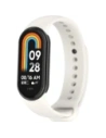 Bizon Strap Watch Silicone Xiaomi Okos Karkötő 9 / 9 NFC / 8 fehér