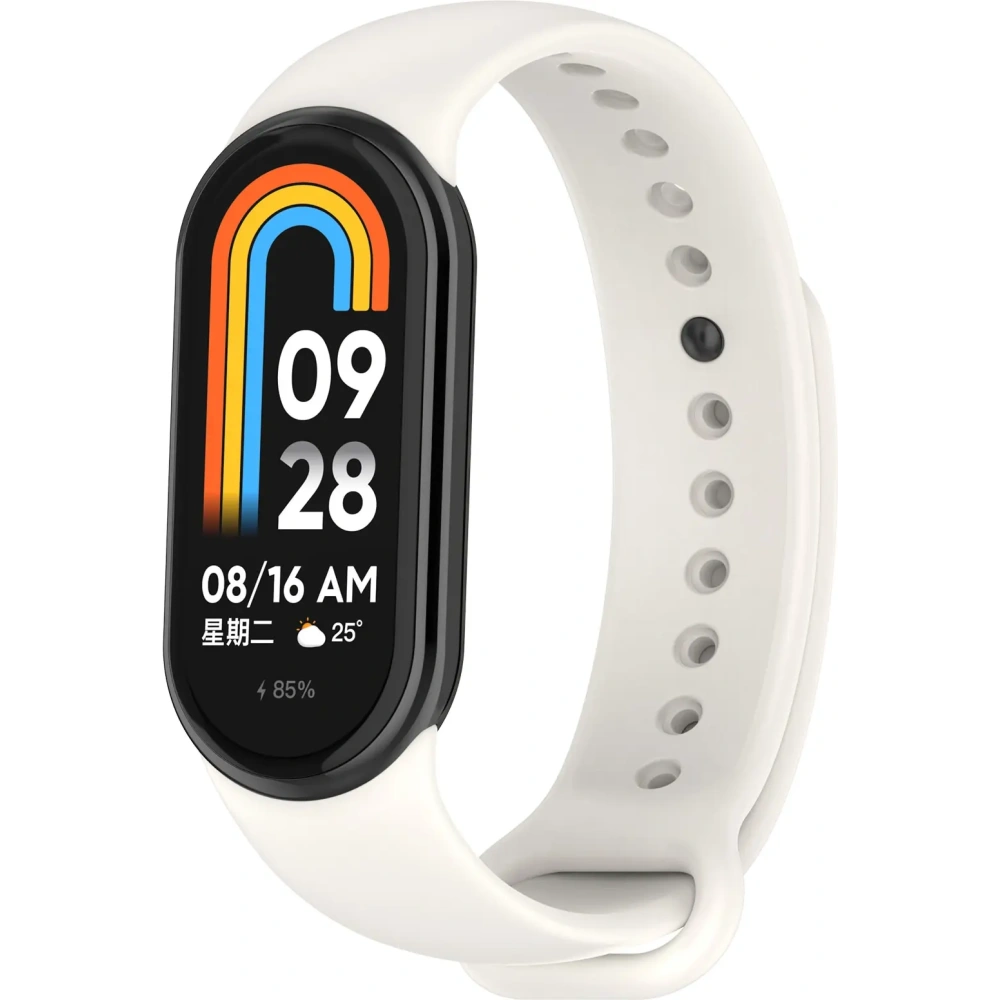 Hurtownia GSM - Bizon Strap Watch Silicone Xiaomi Okos Karkötő 9 / 9 NFC / 8 fehér - BIZ6309 - {ean13} - Hurt
