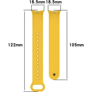 Hurtownia GSM - Bizon Strap Uhr Silikon Xiaomi Smart Band 9 / 9 NFC / 8 gelb - BIZ6310 - {ean13} - Hurt