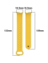 Hurtownia GSM - Bizon Strap Uhr Silikon Xiaomi Smart Band 9 / 9 NFC / 8 gelb - BIZ6310 - {ean13} - Hurt