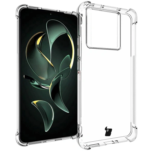 Etui + 2x szkło hartowane na ekran + szkło na obiektyw Bizon Case Clear Pack do Xiaomi 13T / 13T Pro