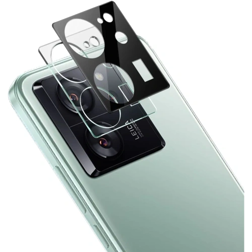 Etui + 2x szkło hartowane na ekran + szkło na obiektyw Bizon Case Clear Pack do Xiaomi 13T / 13T Pro