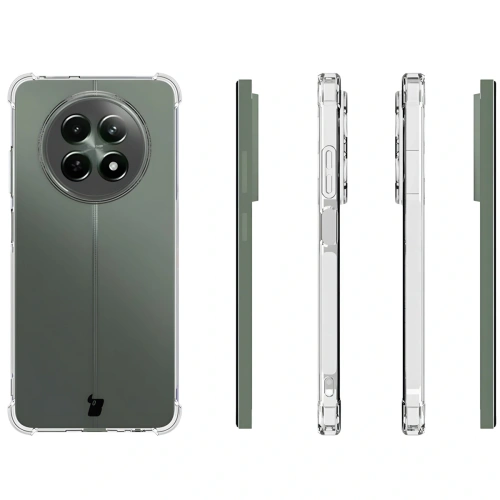 Etui + 2x szkło hartowane na ekran Bizon Case Clear Pack do Realme 12 / 12x