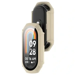 Hurtownia GSM - Bizon Ceas+Sticlă Xiaomi Smart Band 9 bej - BIZ6313 - {ean13} - Hurt