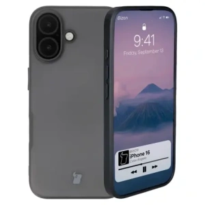 Wholesale Bizon Case Angelo Apple iPhone 16 smoky with a black frame - BIZ6314 - {ean13} - Hurt
