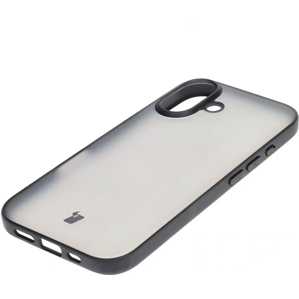 Hurtownia GSM - Bizon Case Angelo Apple iPhone 16 rauchig mit einem schwarzen Rahmen - BIZ6314 - {ean13} - Hurt