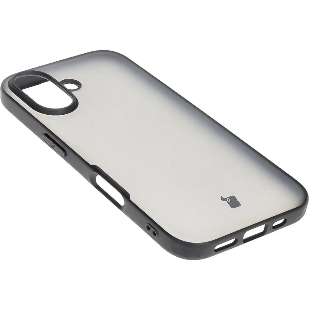 Hurtownia GSM - Bizon Case Angelo Apple iPhone 16 rauchig mit einem schwarzen Rahmen - BIZ6314 - {ean13} - Hurt