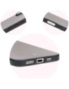 Hurtownia GSM - Bizon Case Angelo Apple iPhone 16 rauchig mit einem schwarzen Rahmen - BIZ6314 - {ean13} - Hurt