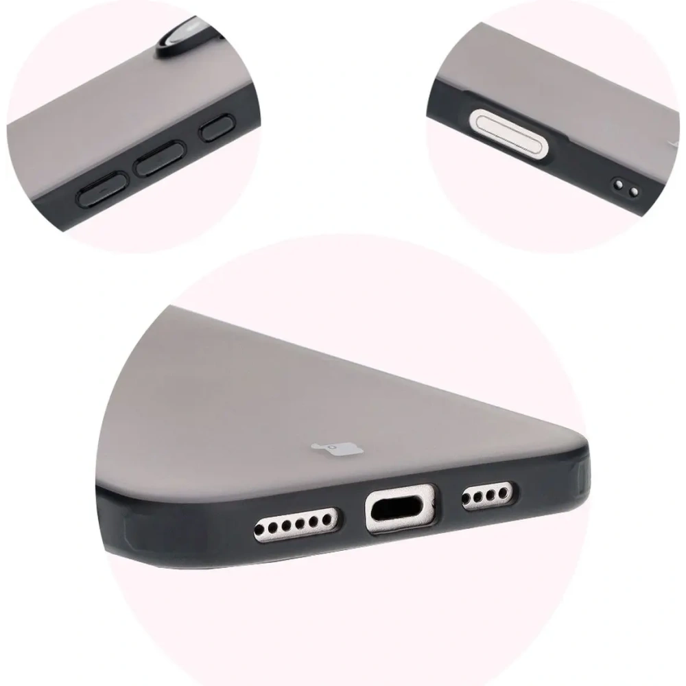 Hurtownia GSM - Bizon Case Angelo Apple iPhone 16 rauchig mit einem schwarzen Rahmen - BIZ6314 - {ean13} - Hurt