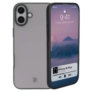 Hurtownia GSM - Etui Bizon Case Angelo do Apple iPhone 16 Plus kouřové s černým rámečkem - BIZ6315 - {ean13} - Hurt