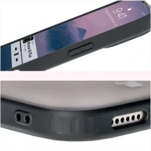 Hurtownia GSM - Etui Bizon Case Angelo do Apple iPhone 16 Plus kouřové s černým rámečkem - BIZ6315 - {ean13} - Hurt