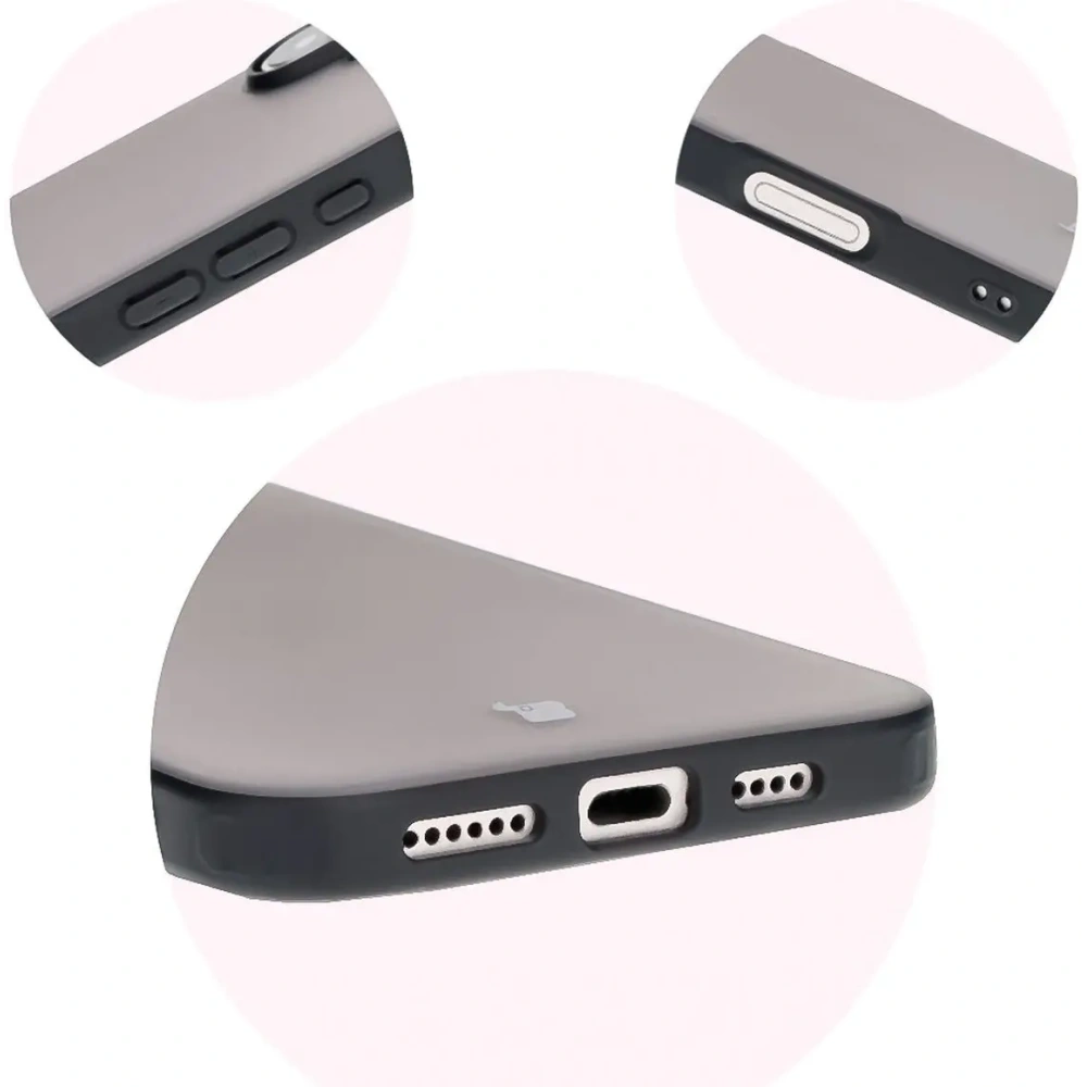 Hurtownia GSM - Bizon Case Angelo Apple iPhone 16 Plus rauchig mit einem schwarzen Rahmen - BIZ6315 - {ean13} - Hurt
