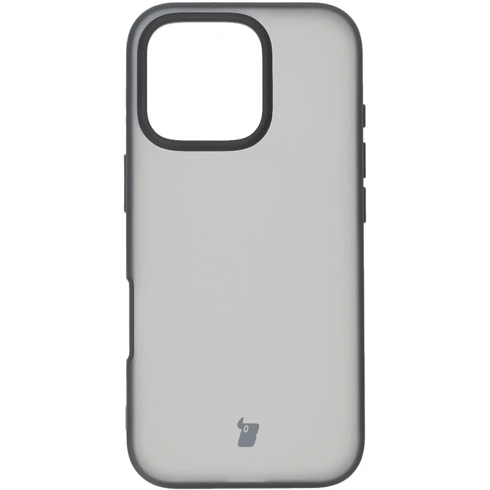 Hurtownia GSM - Bizon Case Angelo Apple iPhone 16 Pro füstös fekete kerettel - BIZ6316 - {ean13} - Hurt