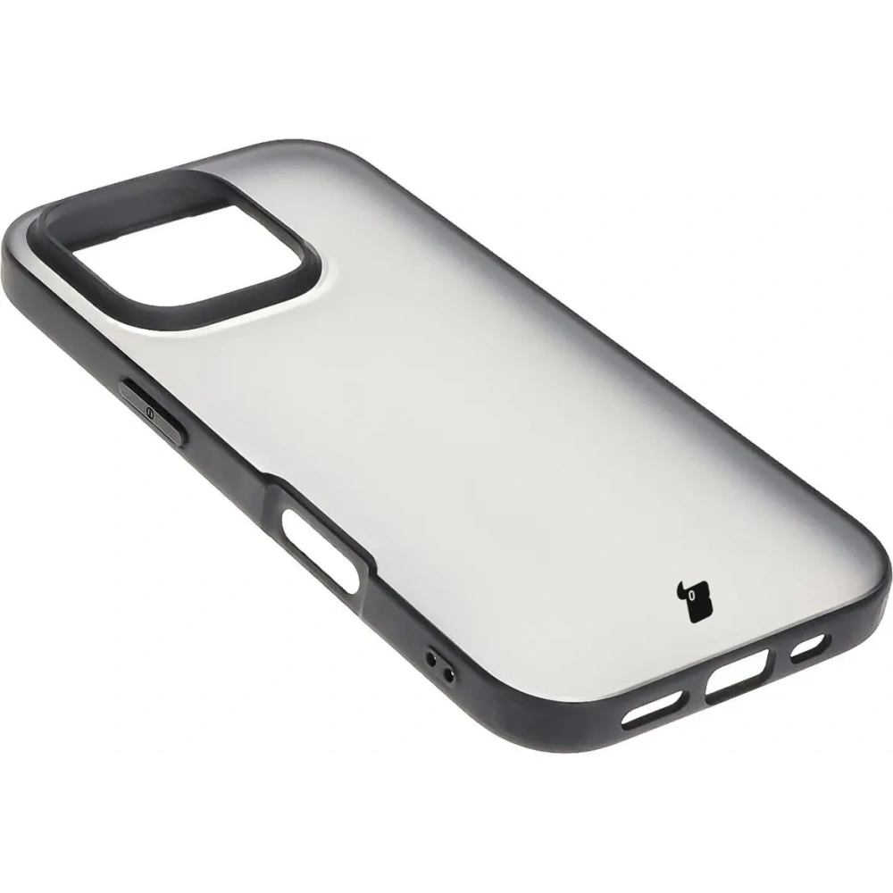 Hurtownia GSM - Bizon Case Angelo Apple iPhone 16 Pro füstös fekete kerettel - BIZ6316 - {ean13} - Hurt