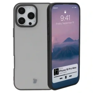 Wholesale Bizon Case Angelo Apple iPhone 16 Pro Max smoky with a black frame - BIZ6317 - {ean13} - Hurt