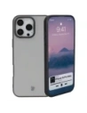 Etui Bizon Case Angelo do Apple iPhone 16 Pro Max kouřové s černým rámečkem