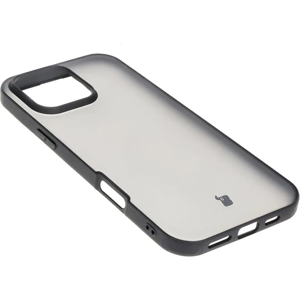 Hurtownia GSM - Etui Bizon Case Angelo do Apple iPhone 16 Pro Max kouřové s černým rámečkem - BIZ6317 - {ean13} - Hurt
