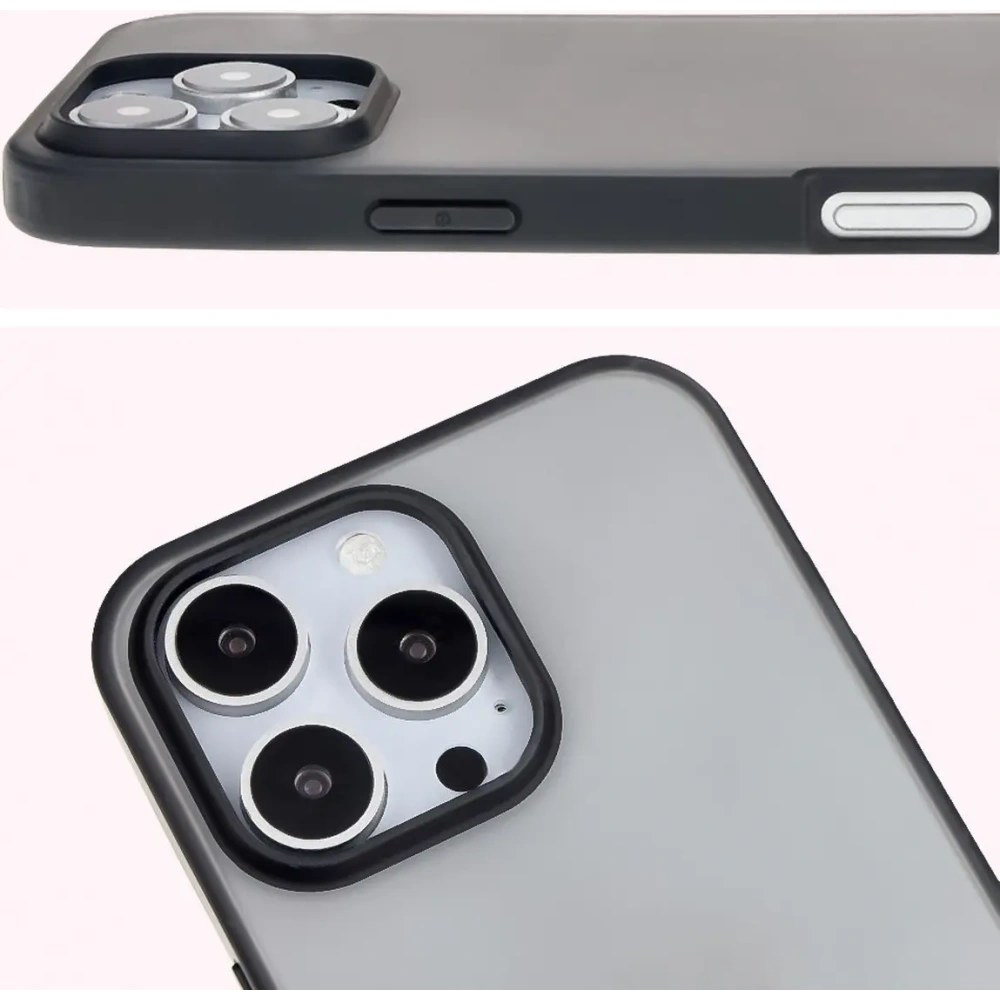 Hurtownia GSM - Etui Bizon Case Angelo do Apple iPhone 16 Pro Max kouřové s černým rámečkem - BIZ6317 - {ean13} - Hurt