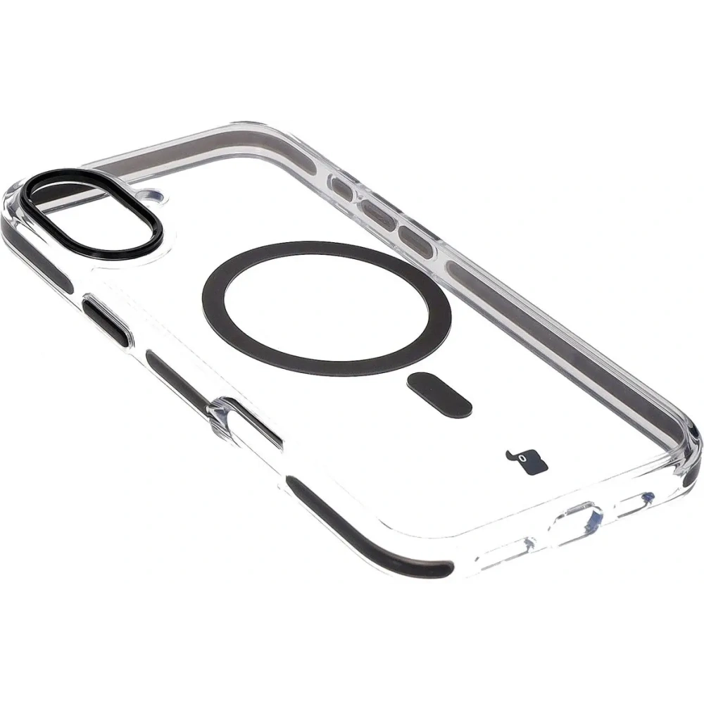 Hurtownia GSM - Bizon Case Marco Apple iPhone 16 transparent cu cadru negru - BIZ6318 - {ean13} - Hurt