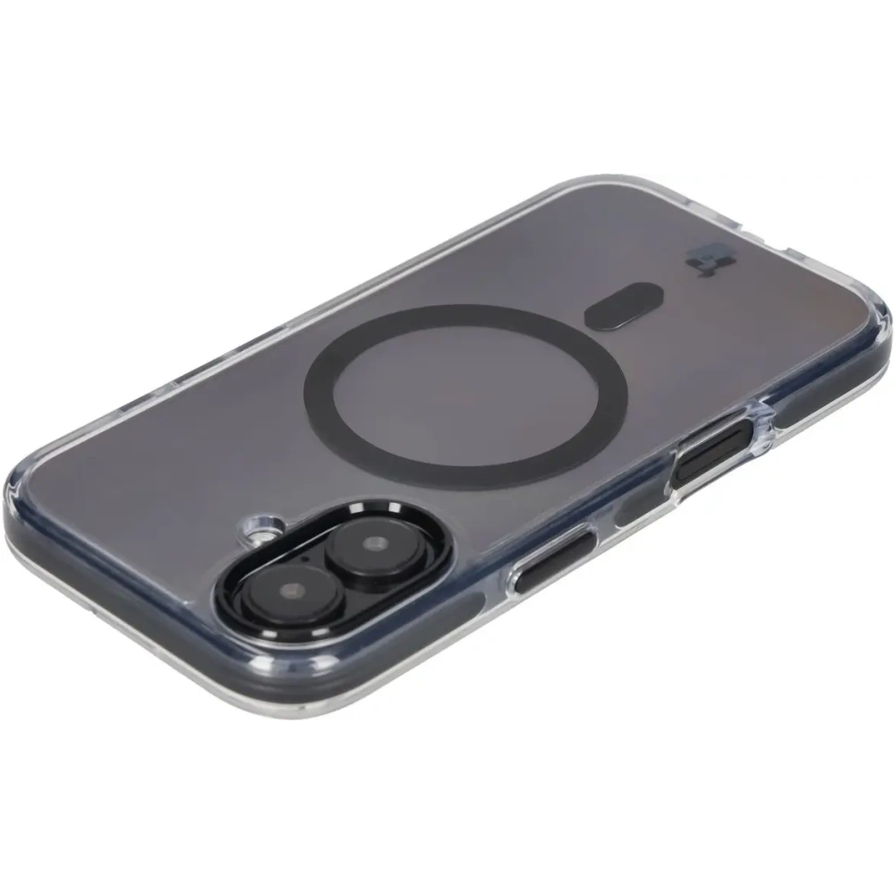 Hurtownia GSM - Bizon Case Marco Apple iPhone 16 transparent cu cadru negru - BIZ6318 - {ean13} - Hurt