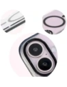 Hurtownia GSM - Etui s magnetickým kroužkem Bizon Case Marco pro Apple iPhone 16 průhledné s černým rámem - BIZ6318 - {ean13} - Hurt