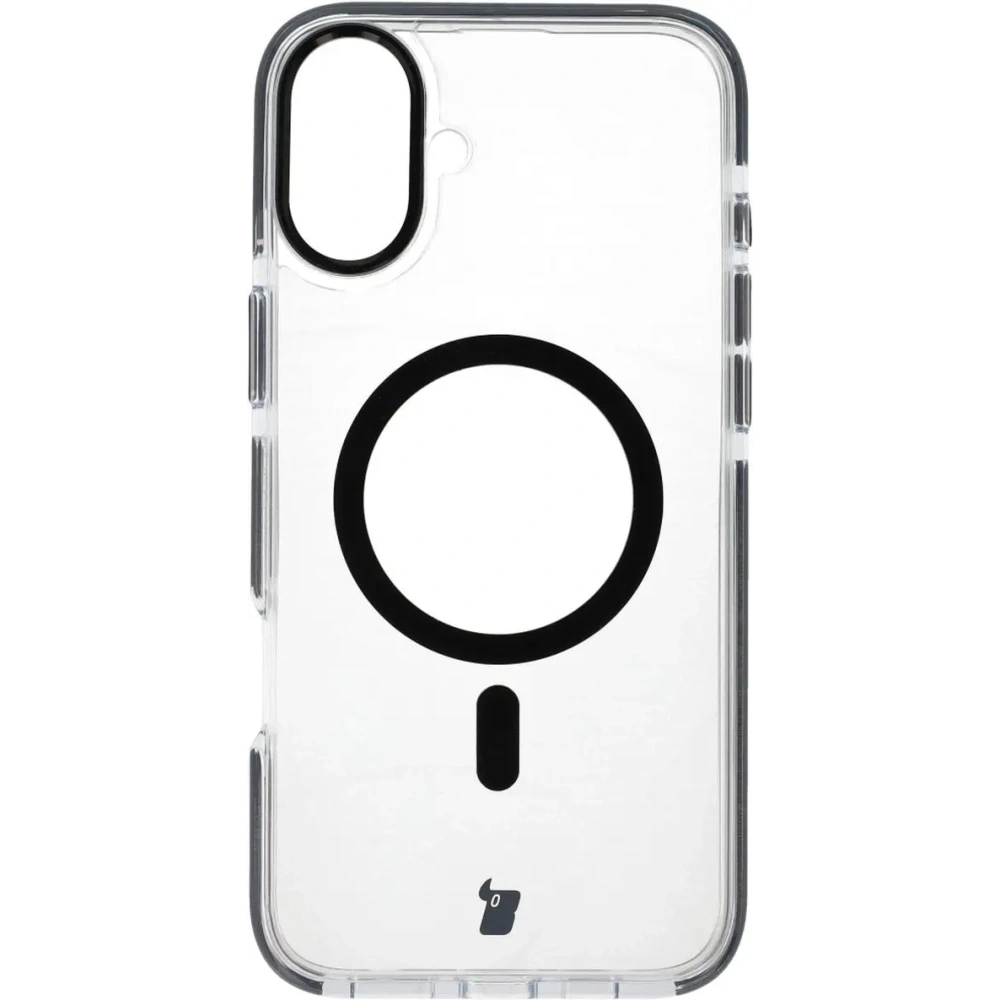 Hurtownia GSM - Bizon Case Marco Apple iPhone 16 Plus klar mit schwarzem Rahmen - BIZ6319 - {ean13} - Hurt