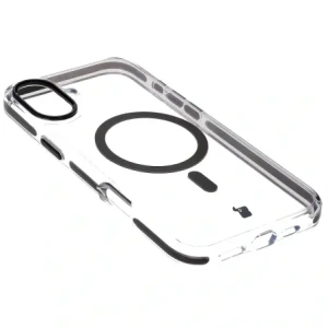 Hurtownia GSM - Etui s magnetickým prstencem Bizon Case Marco pro Apple iPhone 16 Plus průhledné s černým rámečkem - BIZ6319 - {ean13} - Hurt