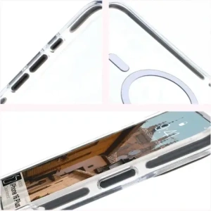 Hurtownia GSM - Etui s magnetickým prstencem Bizon Case Marco pro Apple iPhone 16 Plus průhledné s černým rámečkem - BIZ6319 - {ean13} - Hurt