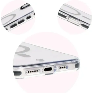 Hurtownia GSM - Etui s magnetickým prstencem Bizon Case Marco pro Apple iPhone 16 Plus průhledné s černým rámečkem - BIZ6319 - {ean13} - Hurt