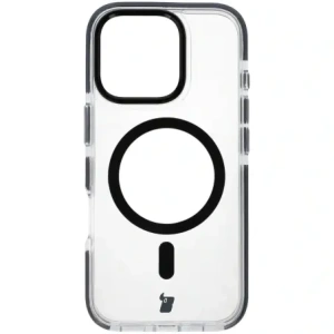 Hurtownia GSM - Etui s magnetickým kroužkem Bizon Case Marco pro Apple iPhone 16 Pro průhledné s černým rámem - BIZ6320 - {ean13} - Hurt