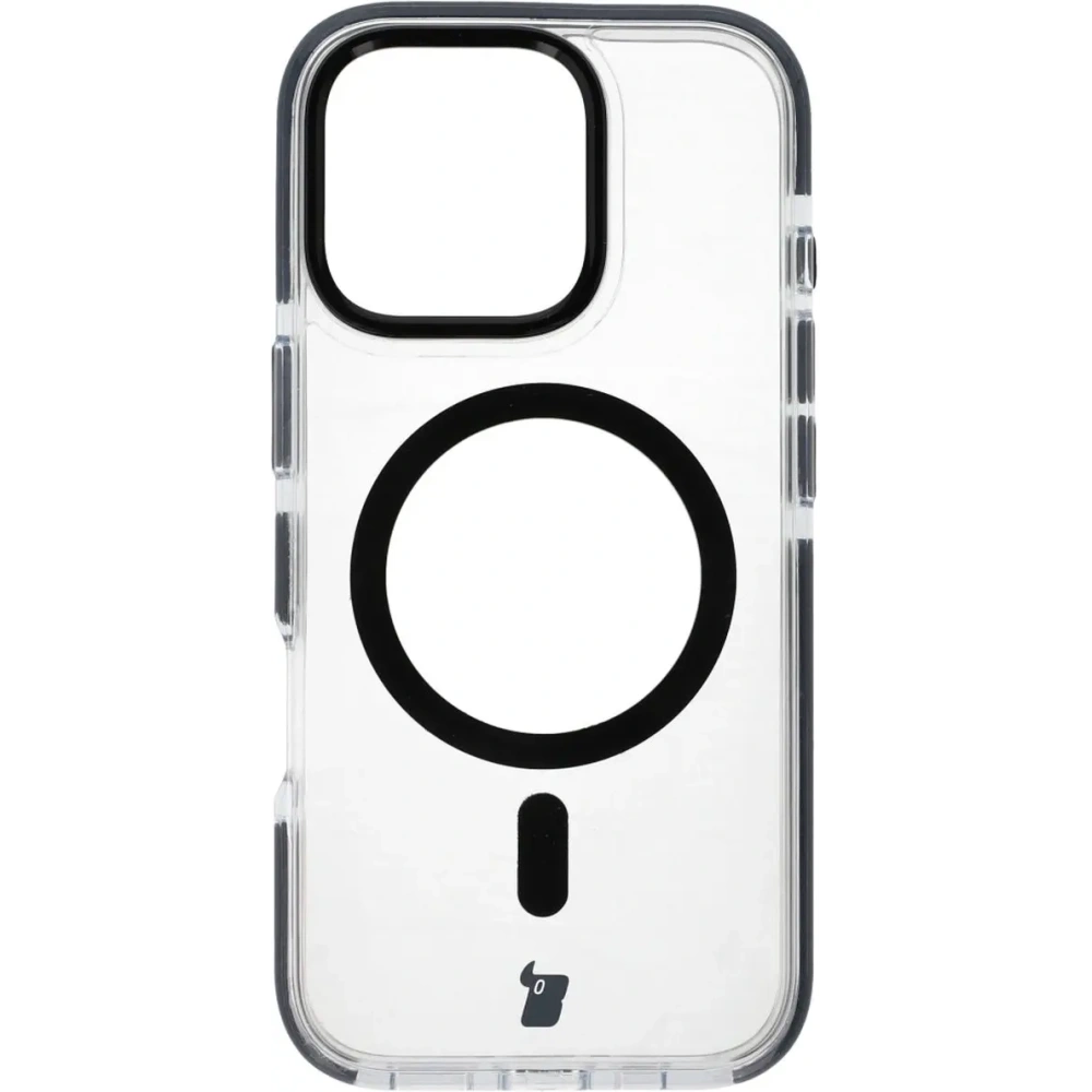Hurtownia GSM - Bizon Case Marco Apple iPhone 16 Pro átlátszó fekete kerettel - BIZ6320 - {ean13} - Hurt