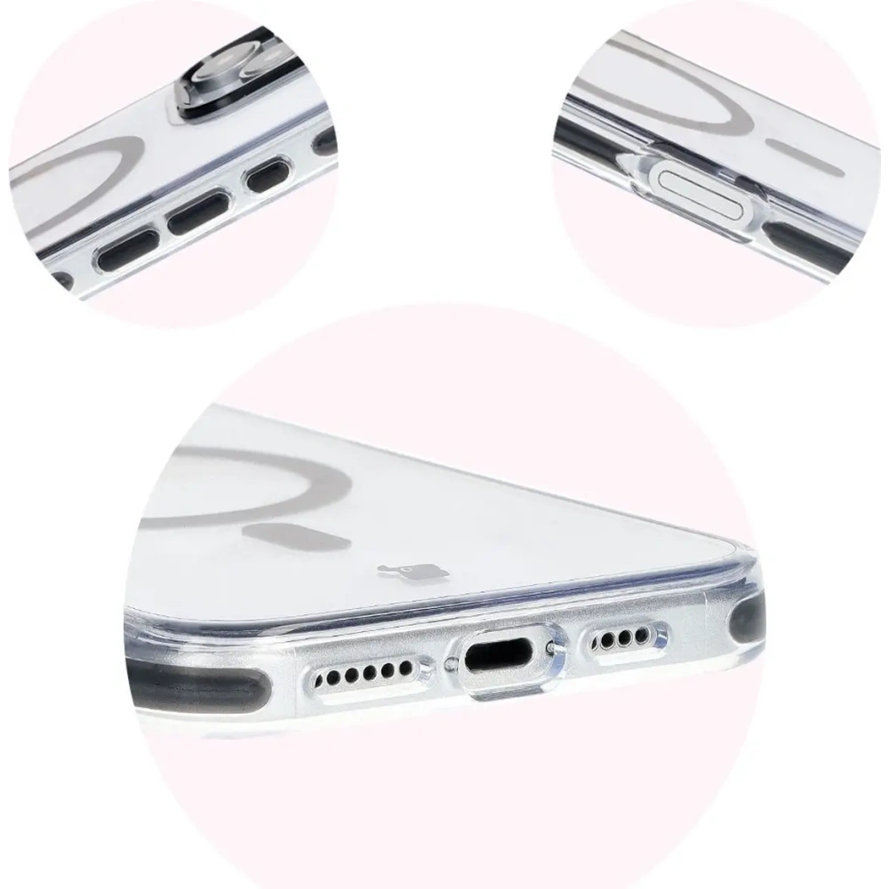 Hurtownia GSM - Bizon Case Marco Apple iPhone 16 Pro transparent cu ramă neagră - BIZ6320 - {ean13} - Hurt