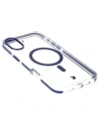 Wholesale Bizon Case Marco Apple iPhone 16 clear with blue frame - BIZ6321 - {ean13} - Hurt
