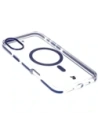 Hurtownia GSM - Bizon Case Marco Apple iPhone 16 Plus transparent cu cadru albastru - BIZ6322 - {ean13} - Hurt