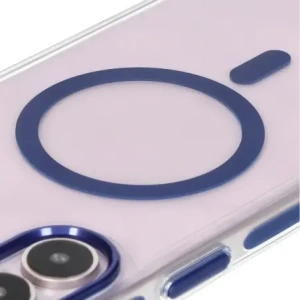 Hurtownia GSM - Bizon Case Marco Apple iPhone 16 Plus klar mit blauen Rahmen - BIZ6322 - {ean13} - Hurt