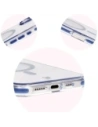 Hurtownia GSM - Etui s magnetickým kroužkem Bizon Case Marco pro Apple iPhone 16 Plus průhledné s modrým rámečkem - BIZ6322 - {ean13} - Hurt